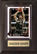 Shaedon Sharpe Portland Trailblazers 2026 2025 2024 Topps Prizm Hoops 4x6 Gift Plaque