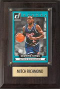 Mitch Richmond Sacramento Kings Hall of Fame Fan Gift Plaque 4x6 1 Card Hoops, Prizm, Donruss 2024 2025 2026