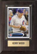 Kerry Wood Chicago Cubs Fan Gift Plaque 4x6 1 Card Topps Donruss Panini 2024 2025 2026