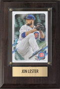 Jon Lester Chicago Cubs Fan Gift Plaque 4x6 1 Card Topps, Bowman 2024 2025 2026
