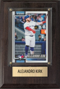 Alejandro Kirk Toronto Blue Jays Fan Gift Plaque 4x6 1 Card Topps, Bowman 2024 2025 2026