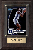Isaiah Evans Duke 2026 NBA Draft 4x6 Card Plaque Fan Gift