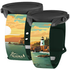 National Parks Acadia HD  Watchband for Samsung, Garmin, Fossil, and More