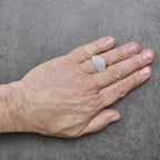 Men's 10K Yellow Gold 1 1/2 Cttw Diamond Cluster Dome Band Ring