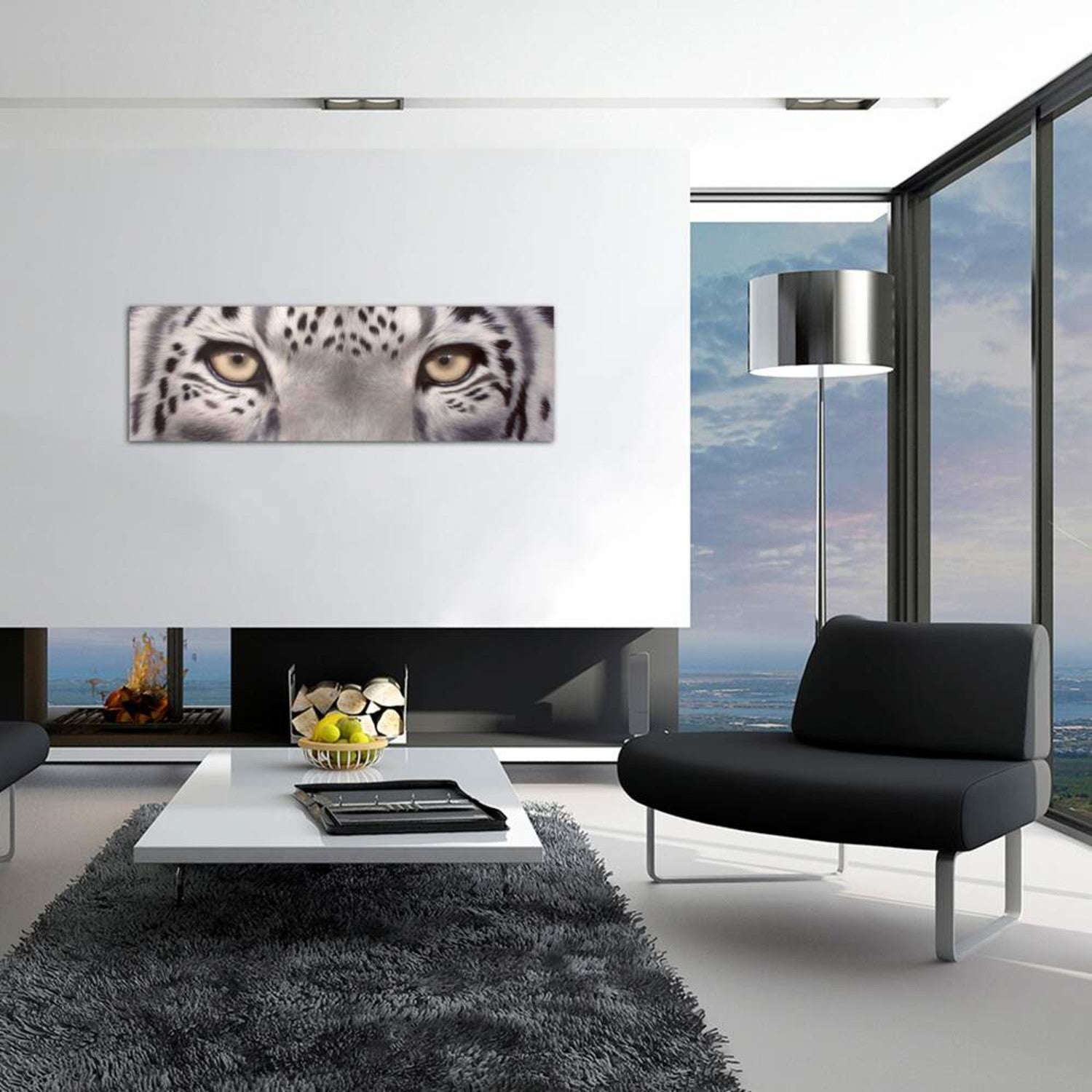 Snow Leopard Eyes // Rachel Stribbling
