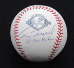 Terry Mulholland Signed/Auto Yankees 100th OML Baseball MAB Inscr 187089