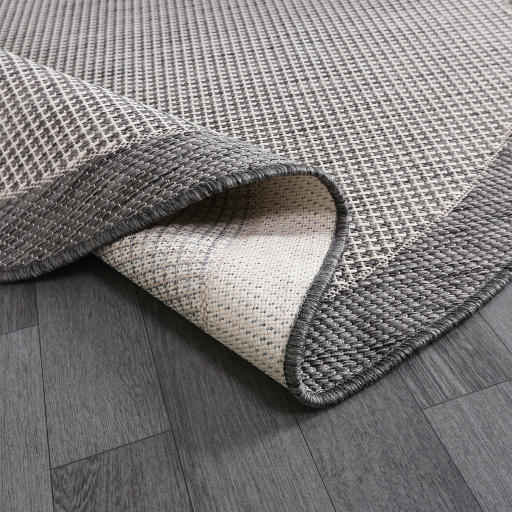Jute Sisal Round Rug // Gray