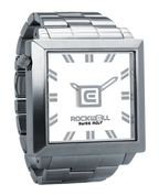 50mm2 (Silver/White) Watch