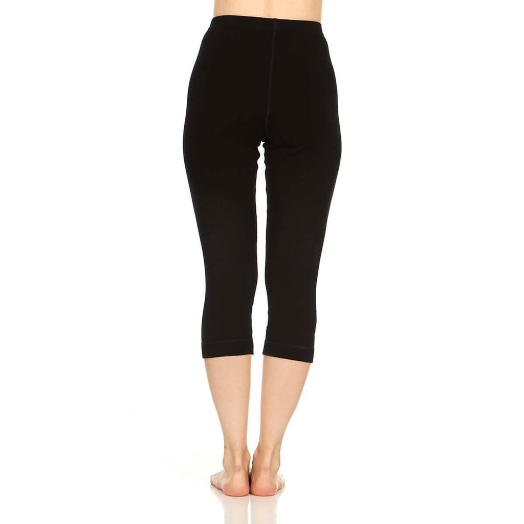 Midweight Women's Ski Bottom 3/4 Length - Woolverino