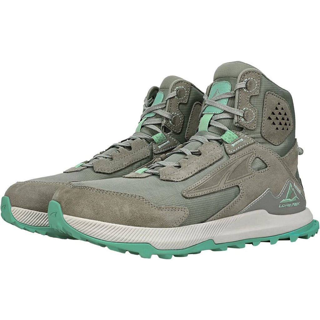 Altra // Women's // Lone Peak Hiker 2 Boot // Gray + Green