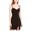 Trixxi Womens Emellished V-Neck Tank Dress Black 7