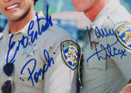 Larry Wilcox/Erik Estrada Dual-Signed 8x10 Photo "Chips" Framed Beckett 183648