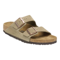 Birkenstock Arizona Unisex Sandals — Taupe Suede Leather
