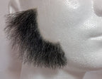 Dark Grey 100% Human Hair European Character Elegant Mutton Chop Sideburns 2019