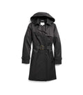 Cole Haan Women's Classic Belted Trench Coat, Black, Medium (350SC755)