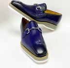 Maurice Calfskin Horsebit Loafer - Blue