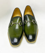 Maurice Horsebit Calfskin Loafer - Olive