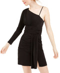 Teeze Me Womens Juniors Fitted Mini Bodycon Dress Black 7/8