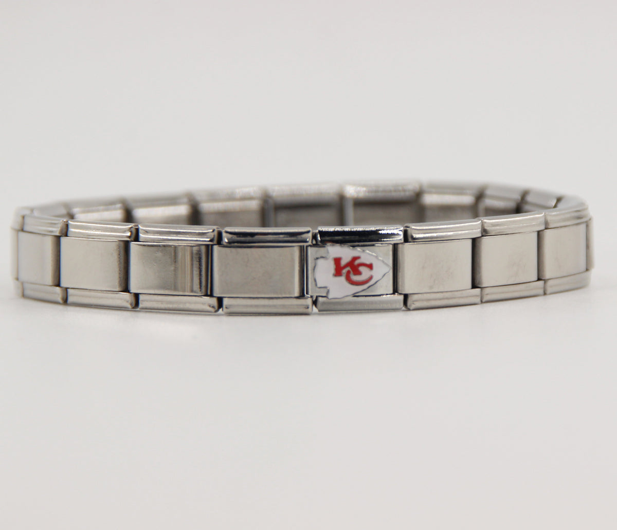 Football Team Logo Italian Charm Bracelet – Custom Gifts for Fans