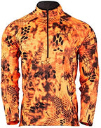 Kryptek Cronos 12 Zip Hoodie Mens Medium Inferno