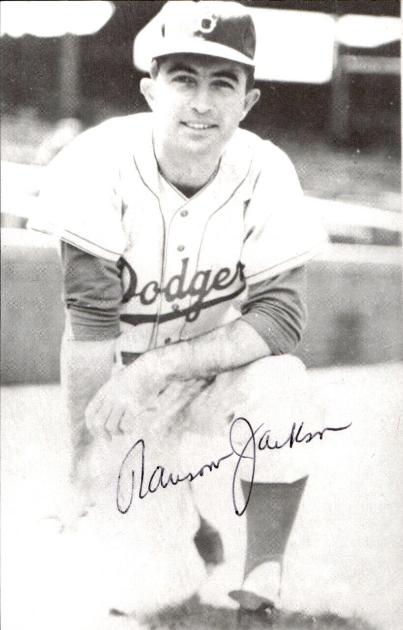 Randy Jackson Dodgers Signed/Autographed 3x5  Photo 178477