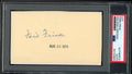 Ford Frick HOF Autographed Cut Card MLB Commissioner PSA/DNA