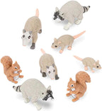 Itty Bitty City Critters (Bag of 8) - Miniature Animal Figurines - Archie McPhee