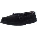 Gold Toe Men's Tie Moccasins Black Size Small