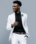 Polka Dot Flower Lapel Pin