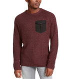 American Rag Mens Knit Crew Neck Sweater Purple M