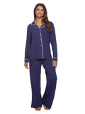 Long Sleeve PJ Top w/Drawstring Pant Set (Astral Aura, Medium)