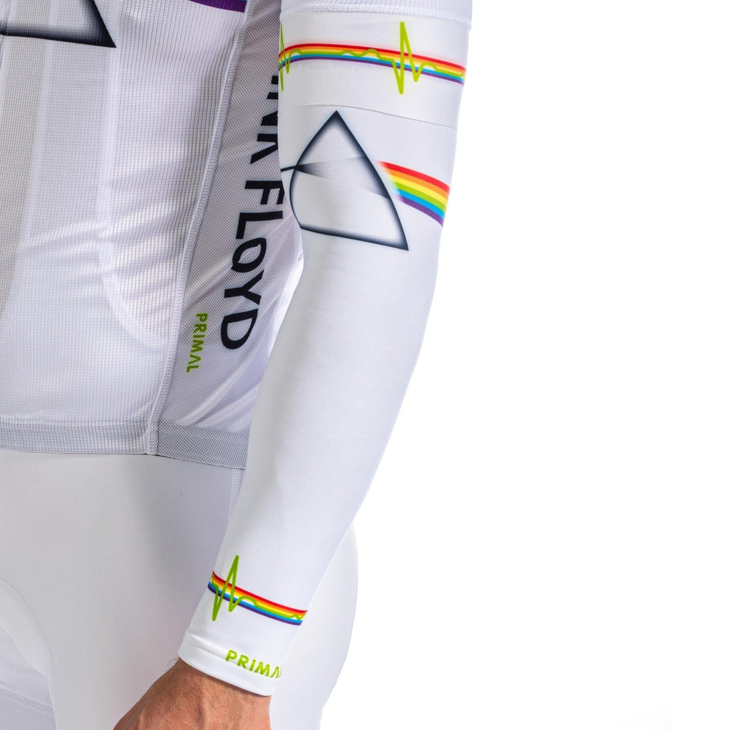 Pink Floyd White Dark Side of the Moon Arm Warmers