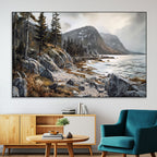 Serene Coastal View of Acadia National Park