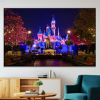 Disney Castle Wall Art | Framed Magic Kingdom Canvas