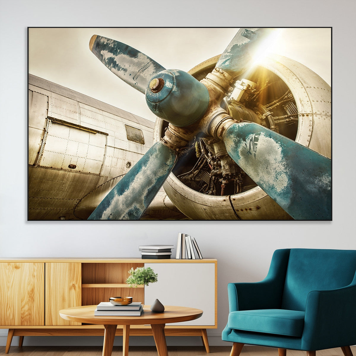 Vintage Airplane Canvas Print