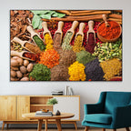 Spices Kitchen Wall Art Canvas Print