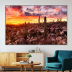 Arizona Desert Print, Western Cowboy Wall Art Print