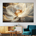 Abstract Floral Wall Art Canvas Print