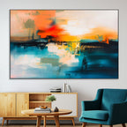 Colorful Abstract Wall Art | Bold Modern Canvas Print | Ready to Hang