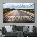 Recovery Road Wall Art Canvas Print