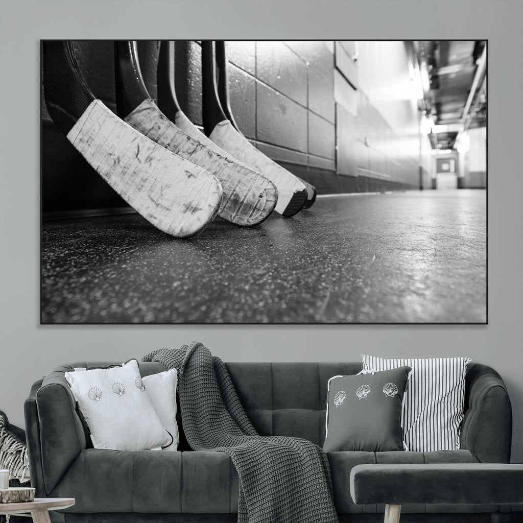 Ice Hockey Wall Art Canvas Print