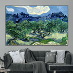 Olive Trees Van Gogh Wall Art Canvas Print