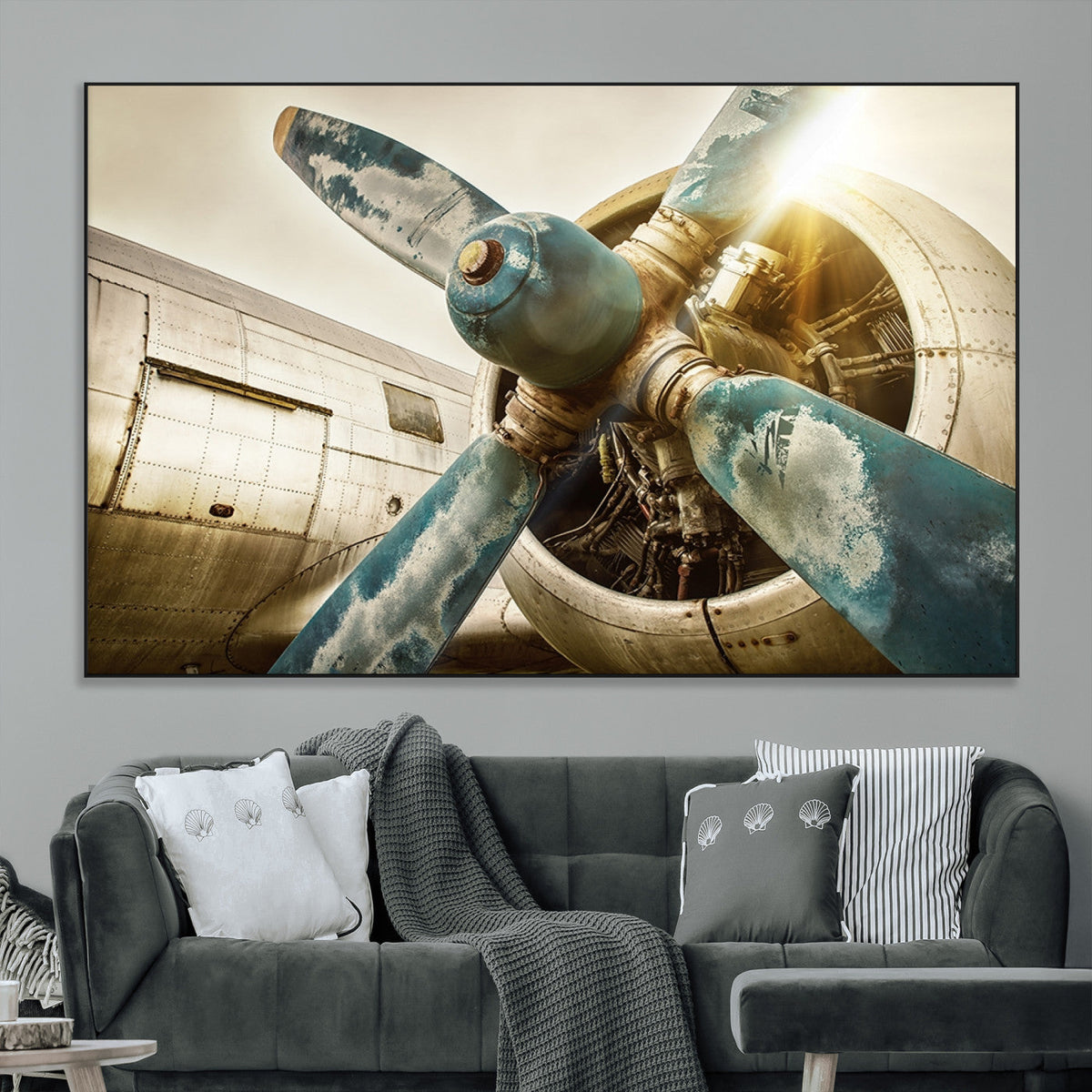 Vintage Airplane Canvas Print