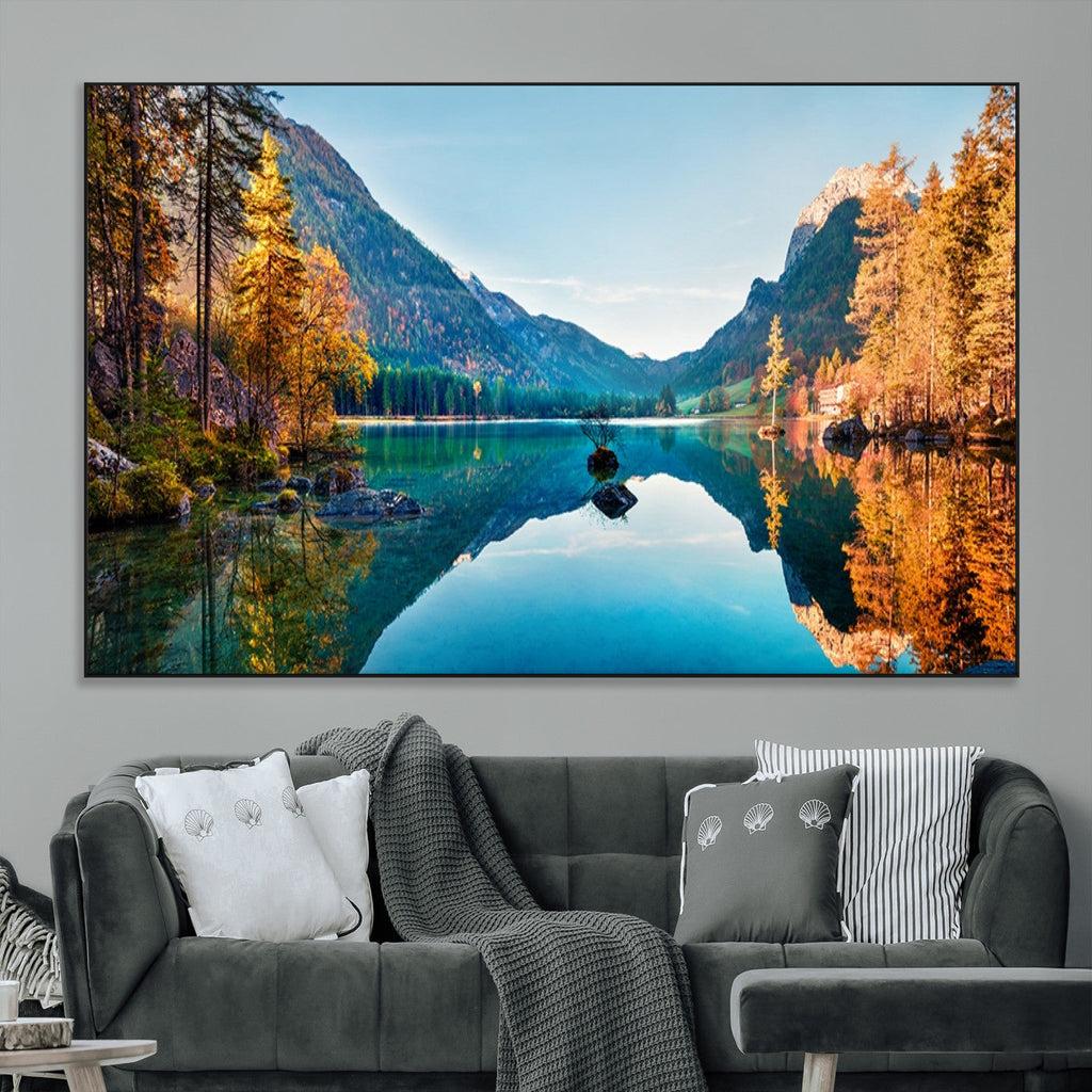 Fantastic Autumn Panorama Wall Art Canvas Print