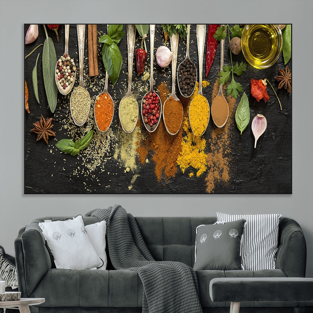 Spices Wall Art Canvas Print