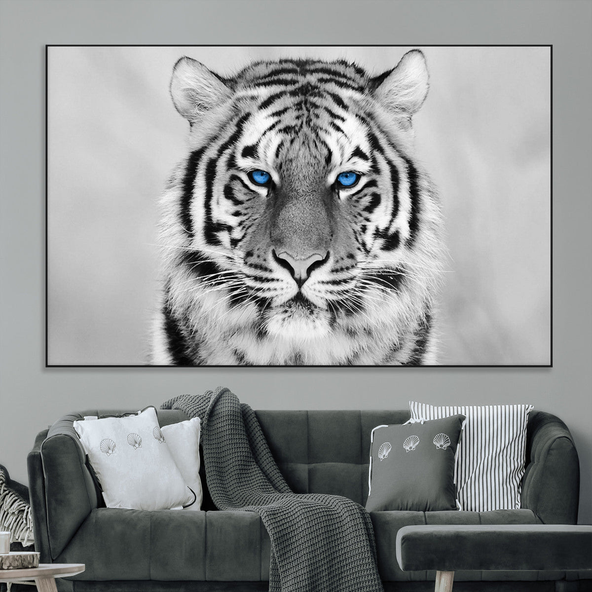 Tiger Canvas Artwork Wall Art Print
