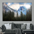 Half Dome Yosemite California Wall Art Canvas Print El Capitan