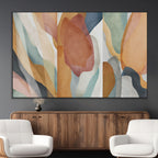 Boho Wall Art Canvas Print Set, Watercolor Boho Wall Art