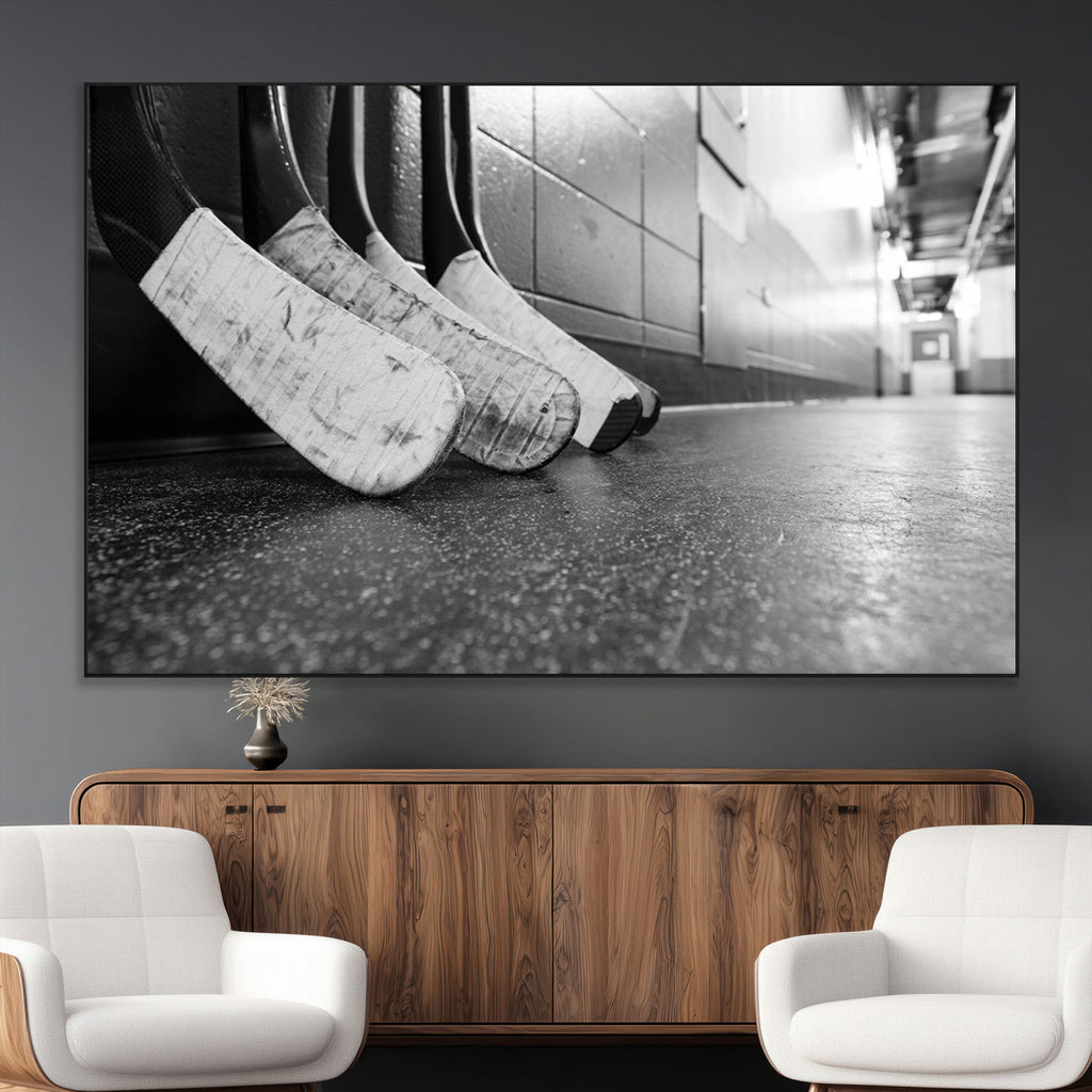 Ice Hockey Wall Art Canvas Print