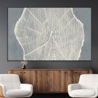 Abstract Tree Ring Wall Art Canvas Print, Framed and Ready to Hang